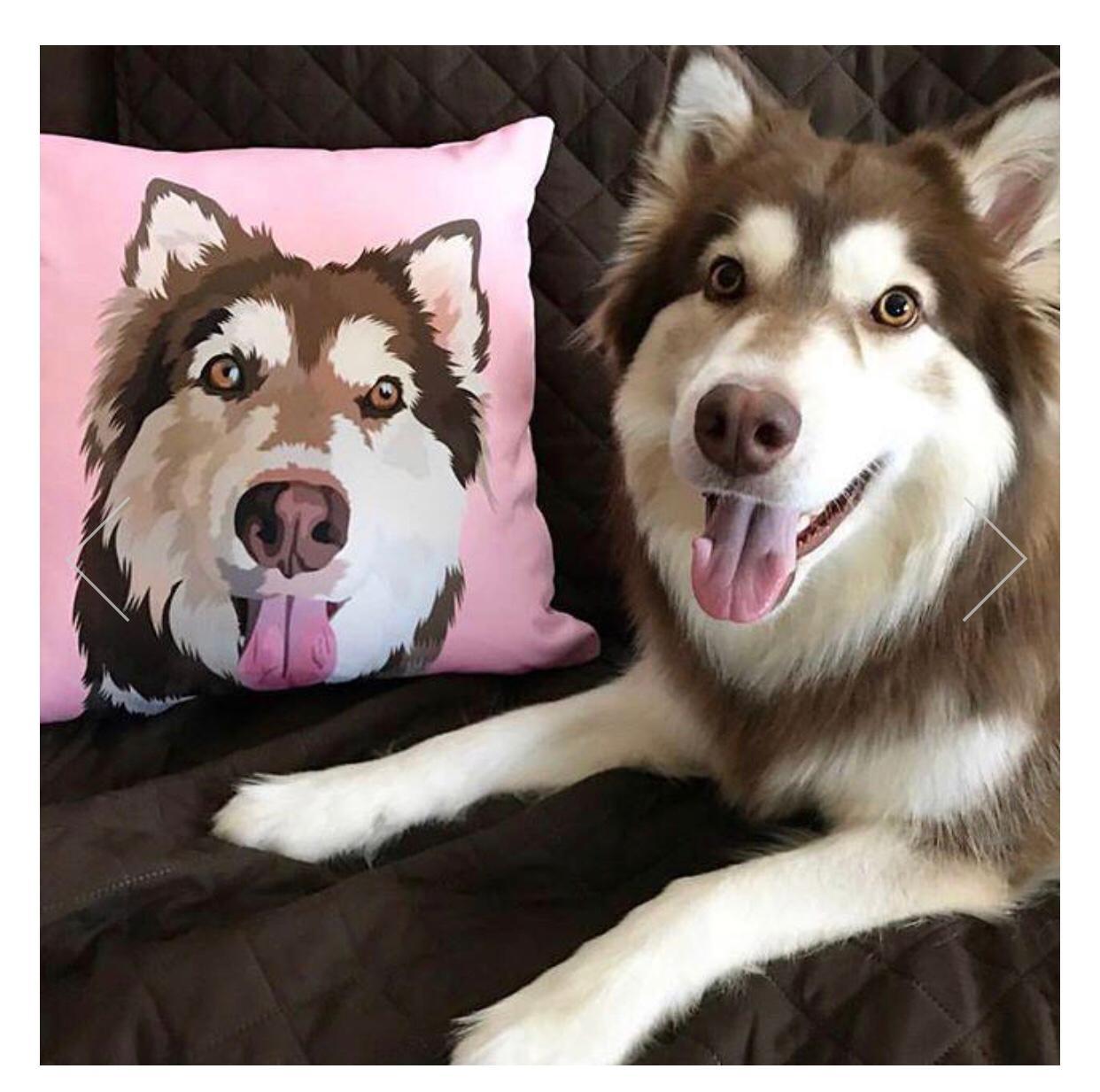 CUSTIMO Personalized Pet Photo Pillow – Custom Plush Gift with Your Picture