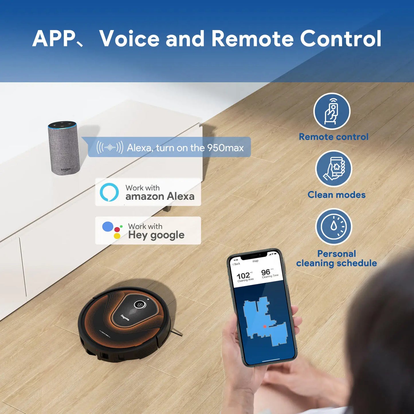 Smart Wet Dry Vacuum Cleaner for Effortless Cleaning and Versatile Use
