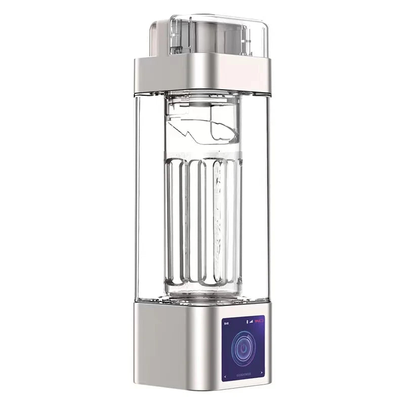 Smart Hydrogen Water Generator Cup – 350ml Aluminum Alloy, Touchscreen
