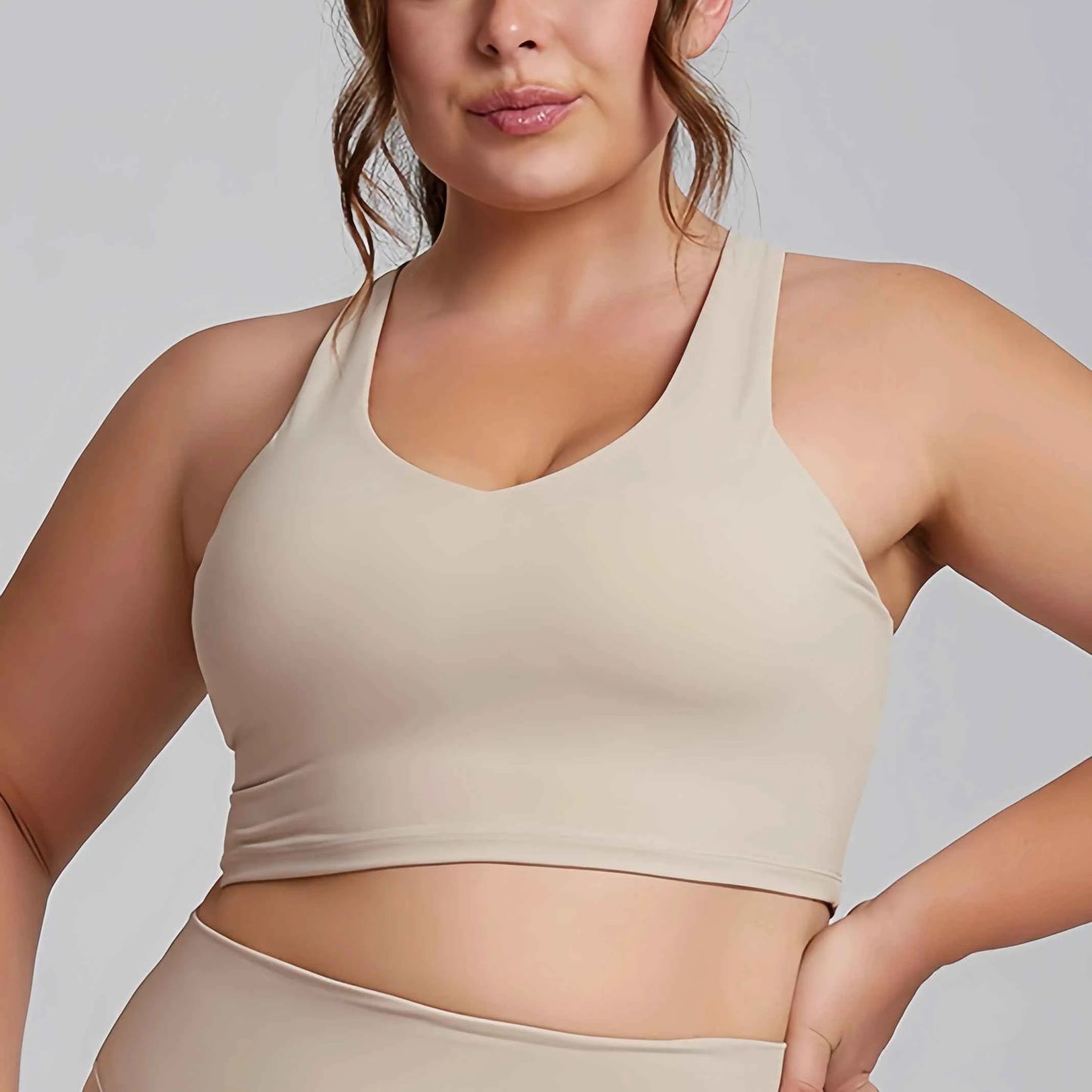 Women’s Plus Size Yoga Set Sports Bra & Leggings Super Stretch Outfit