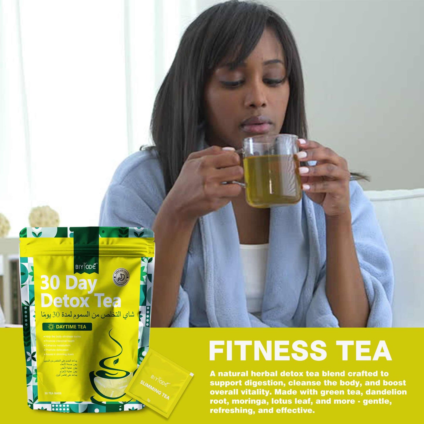 30‑Day Herbal Detox Tea – Private Label  OEM/ODM Custom Blend for Daily Wellness & Body Support