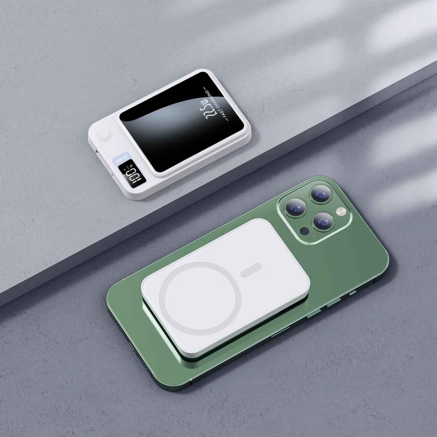 30000mAh Magnetic Power Bank with 22.5W Fast Charging & 15W Wireless Output