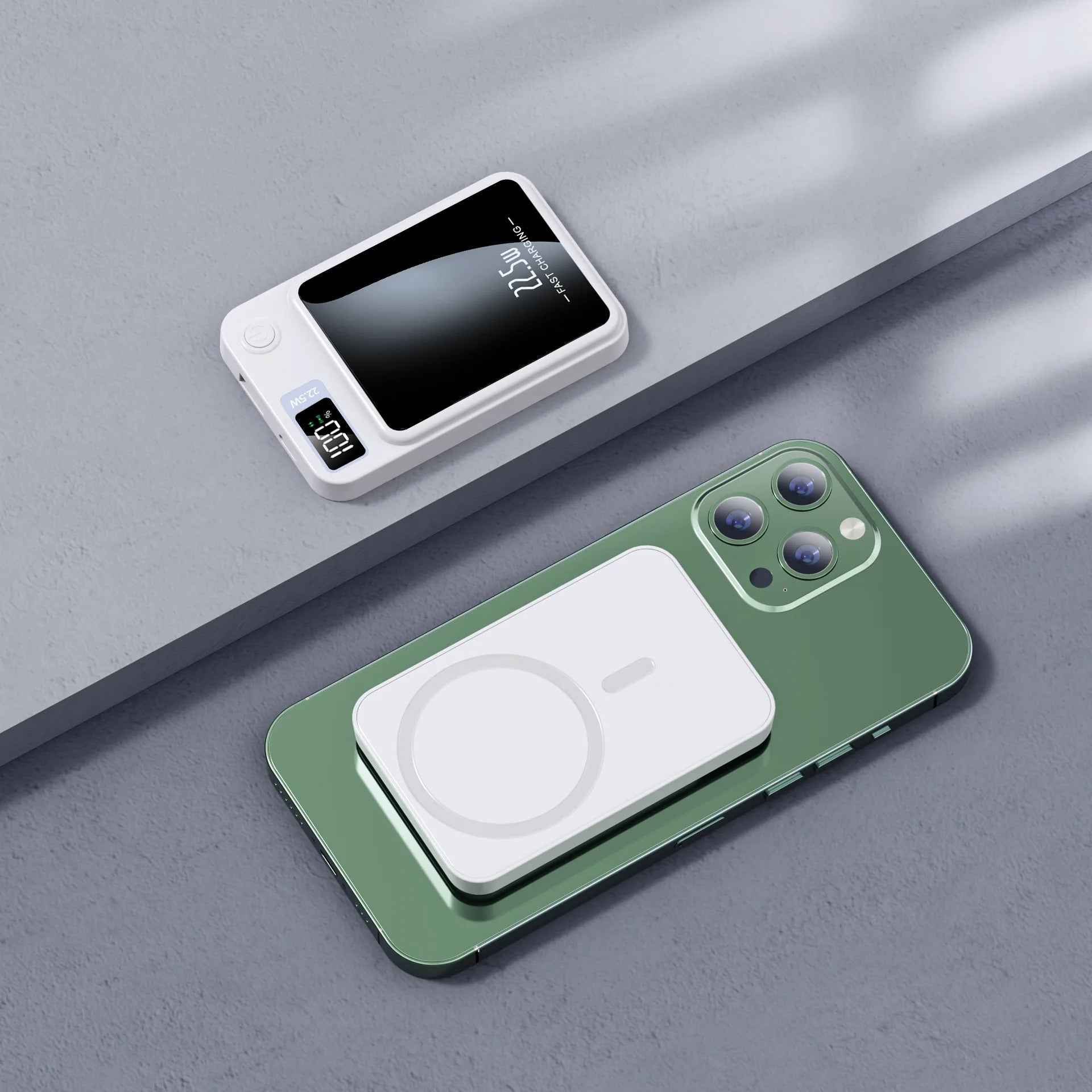 30000mAh Magnetic Power Bank with 22.5W Fast Charging & 15W Wireless Output