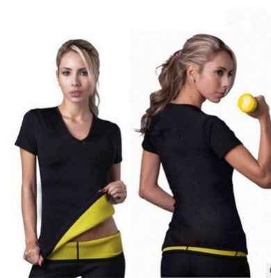 Women’s Body Shaping Top with Tummy Support – Diving Fabric Slim Fit Shapewear