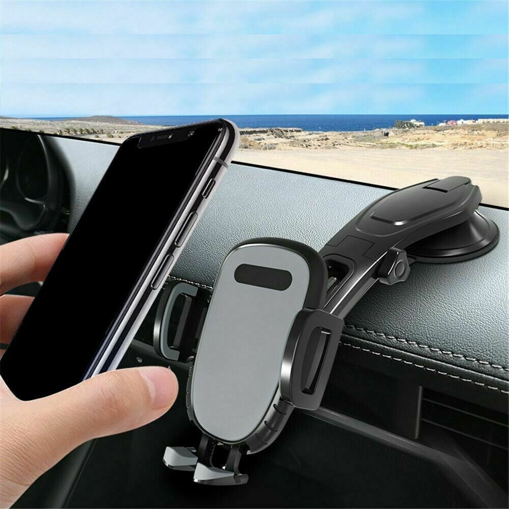 360° Rotating Car Phone Holder Dashboard Mount Gravity GPS Stand Universal Clip