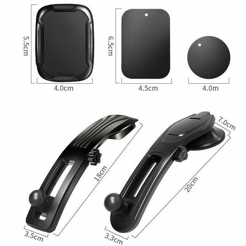 360° Rotating Car Phone Holder Dashboard Mount Gravity GPS Stand Universal Clip