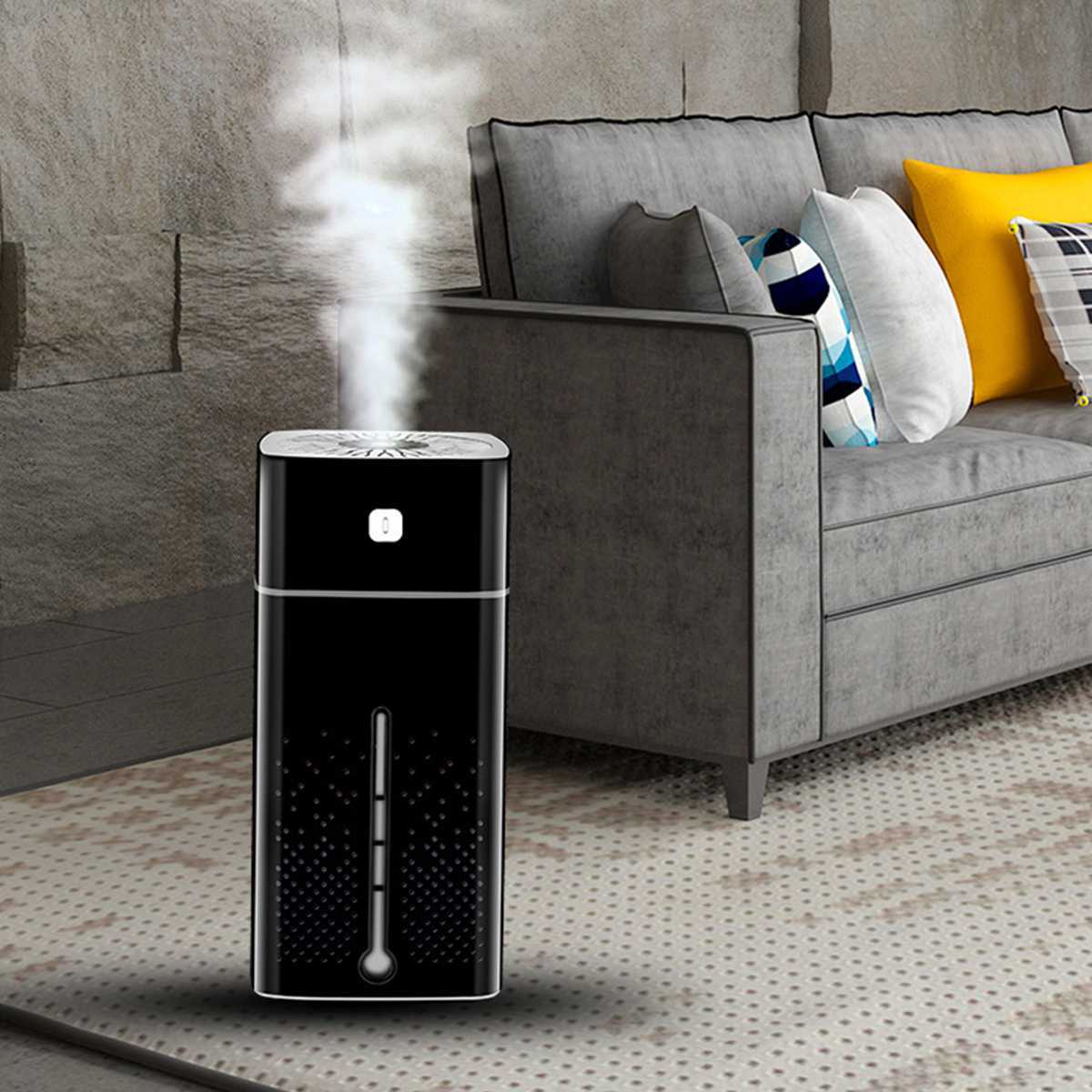 1000ML USB Air Humidifier 7-Color LED Aromatherapy Quiet Operation