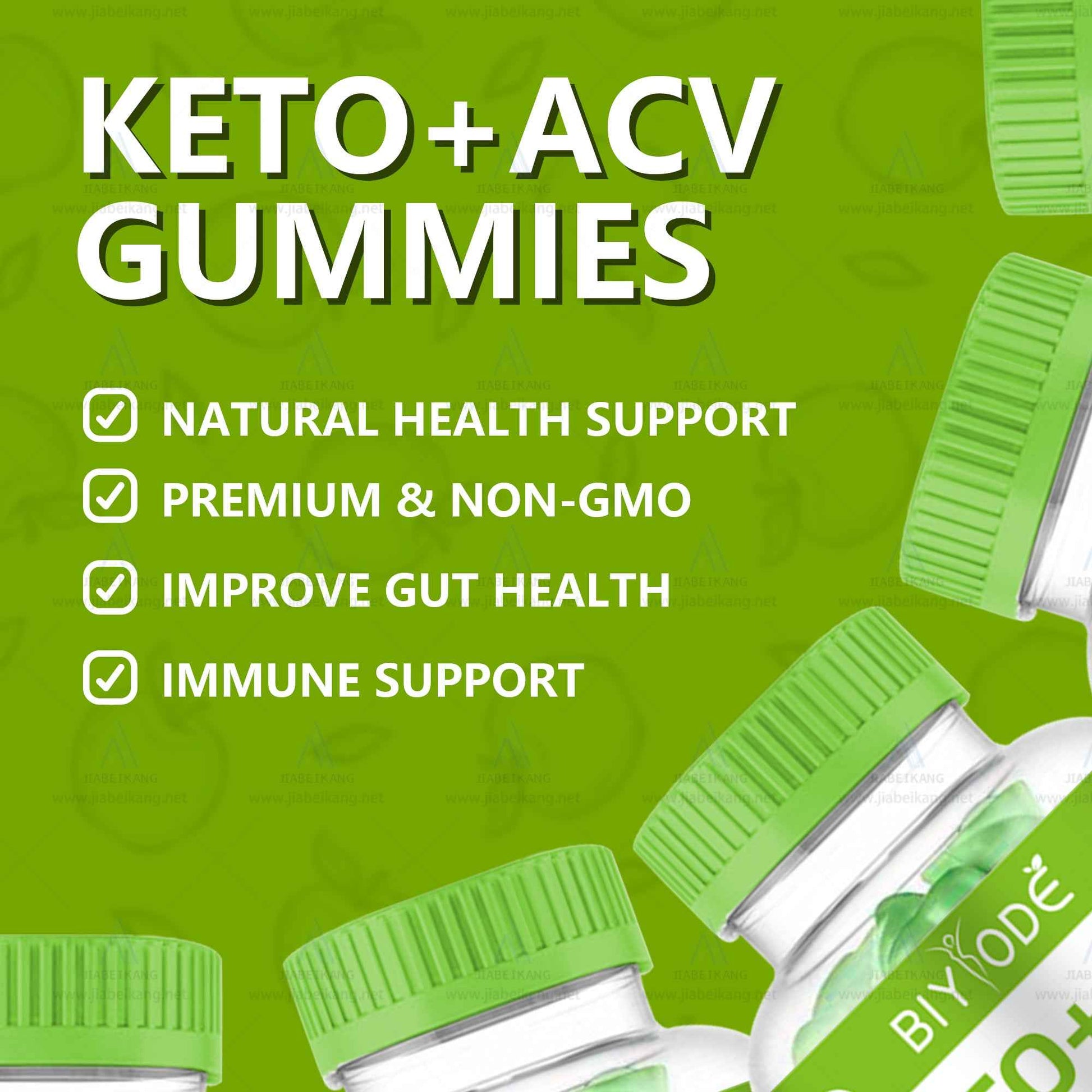 Keto + ACV Gummies for Adults Extra Strength Formula with 60 Gummies