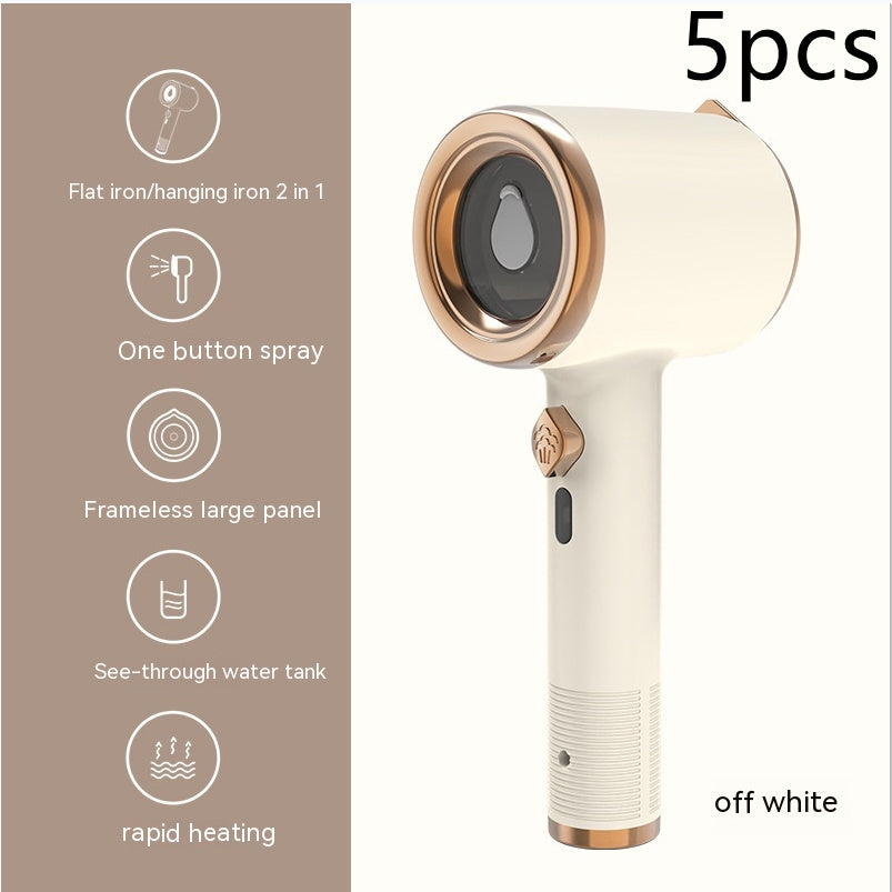 Portable Garment Steamer – 33W Travel Iron with Visual Water Tank for On-the-Go Touch-Ups