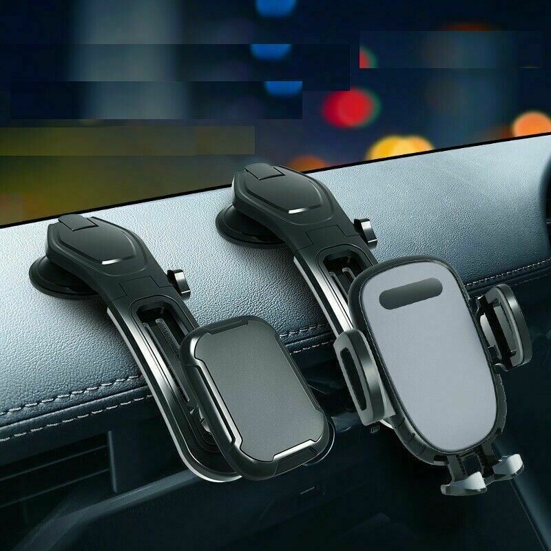 360° Rotating Car Phone Holder Dashboard Mount Gravity GPS Stand Universal Clip