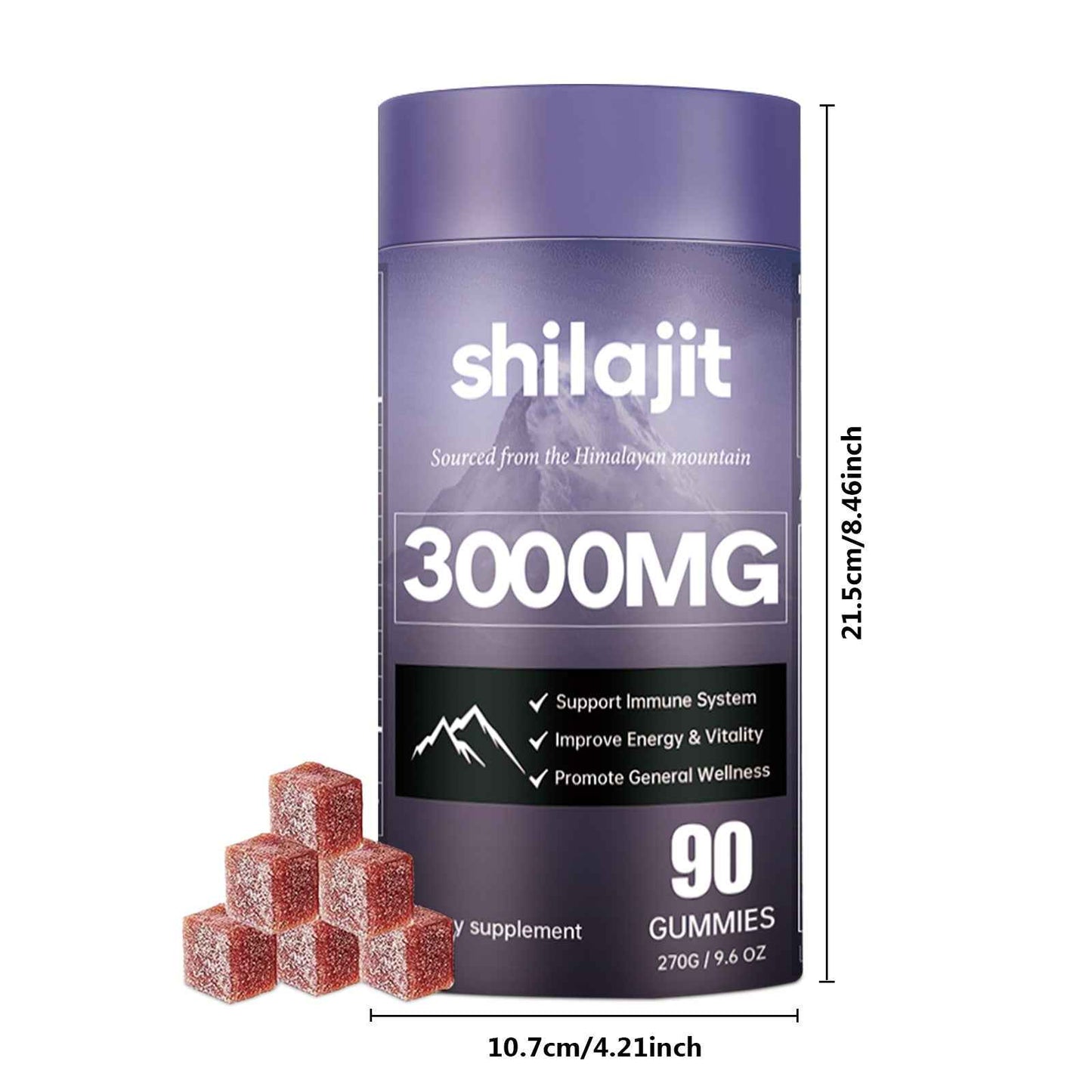 Energy & Wellness Soft Gummies – Daily Support for Vitality & Immune Balance  90 Gummies