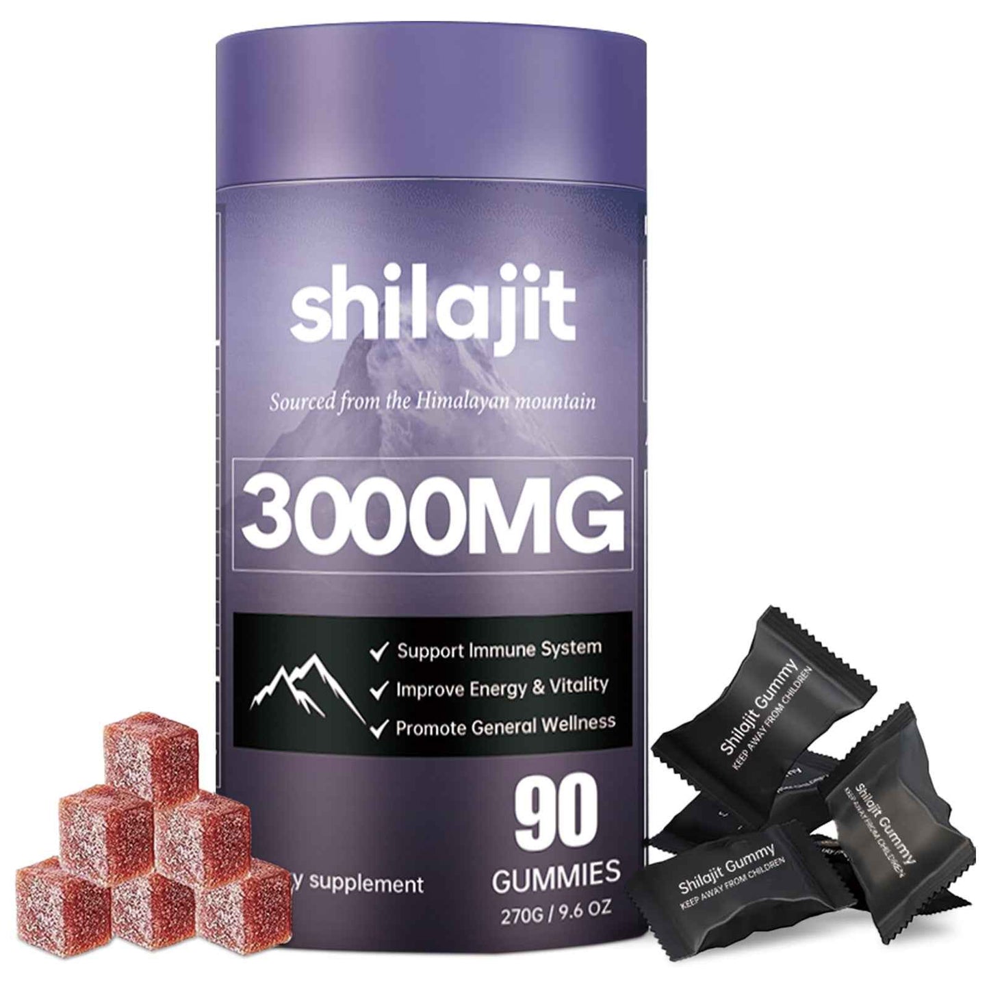 Energy & Wellness Soft Gummies – Daily Support for Vitality & Immune Balance  90 Gummies
