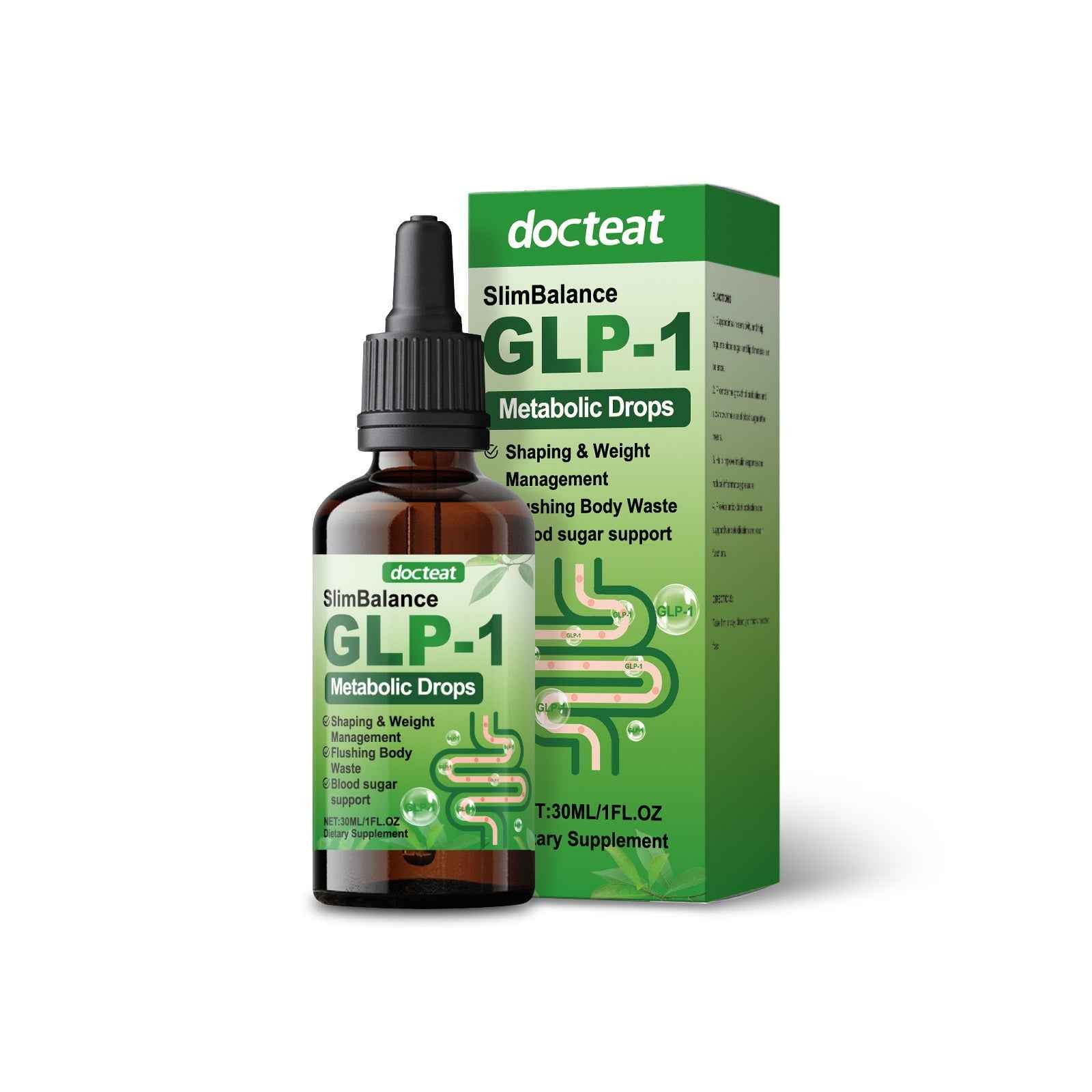 Balanced Intestinal Support Drops – Herbal Metabolic & Wellness Formula  30mL Dietary Supplement