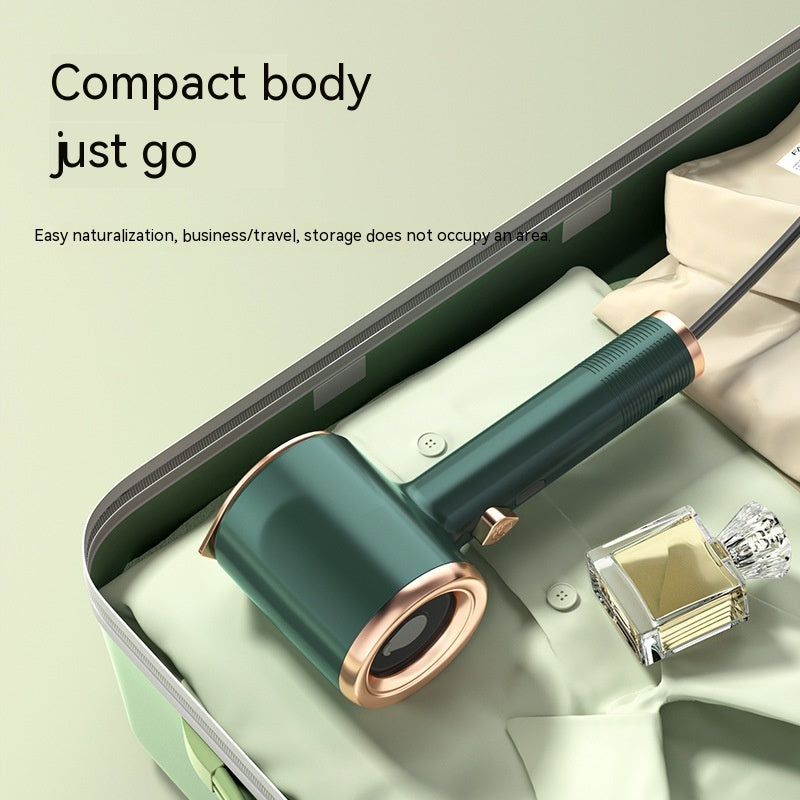 Portable Garment Steamer – 33W Travel Iron with Visual Water Tank for On-the-Go Touch-Ups