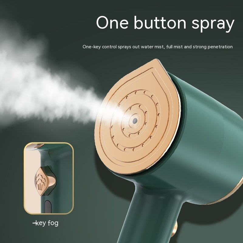 Portable Garment Steamer – 33W Travel Iron with Visual Water Tank for On-the-Go Touch-Ups