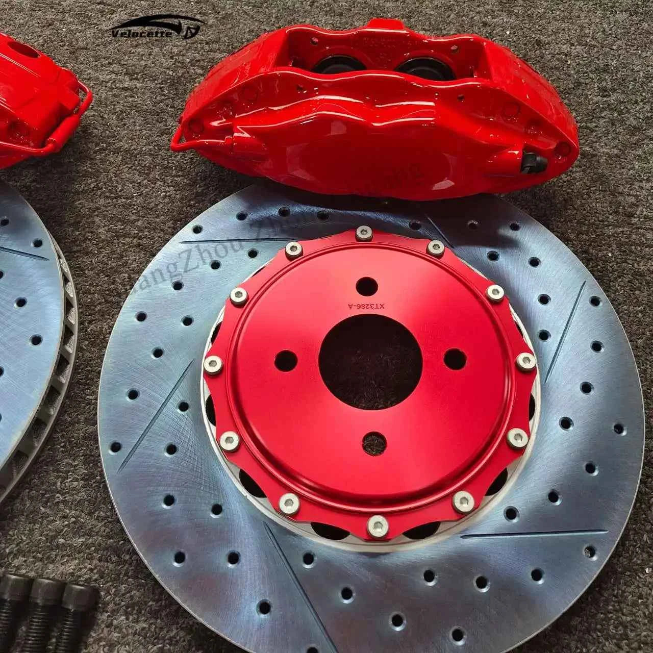 F50 4‑POT Big Brake Caliper Kit 330–355mm Rotors for Honda Civic / Nissan N17 / BMW E90
