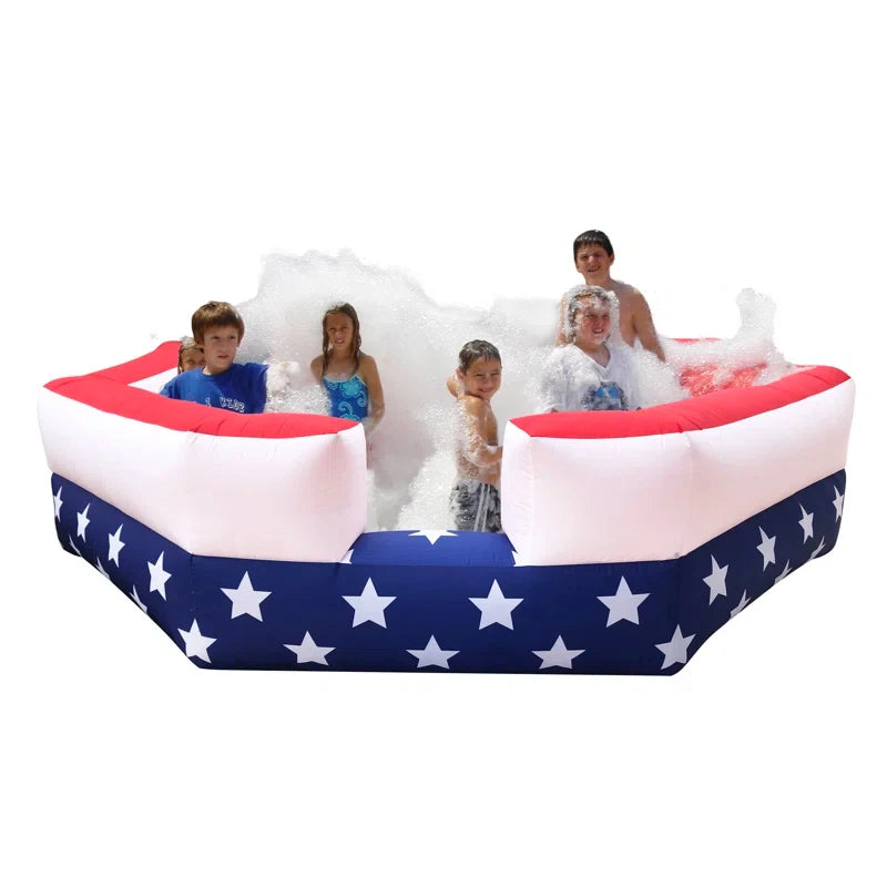 15FT Inflatable Gaga Ball Pit – Durable Oxford Fabric, 5–6 Player Capacity
