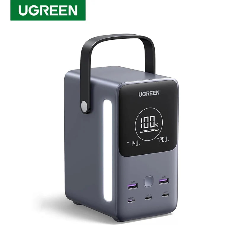 UGREEN 300W Power Bank 48,000mAh Fast Charging Type-C with LED Display and Waterproof Design