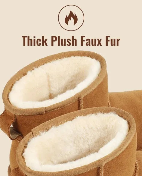Women’s Uggs‑Style Winter Snow Boots – Wool Lined, Waterproof, Platform Warm Boots