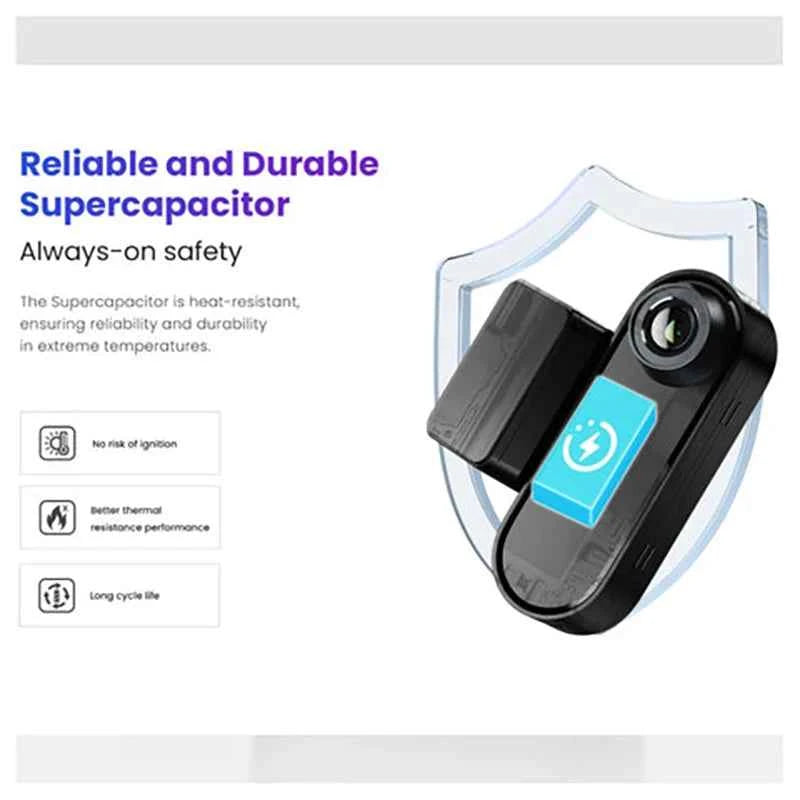 DDPAI N5 Dual Lens 4K Dash Cam – Front & Rear Recording, LCD Screen, Night Vision