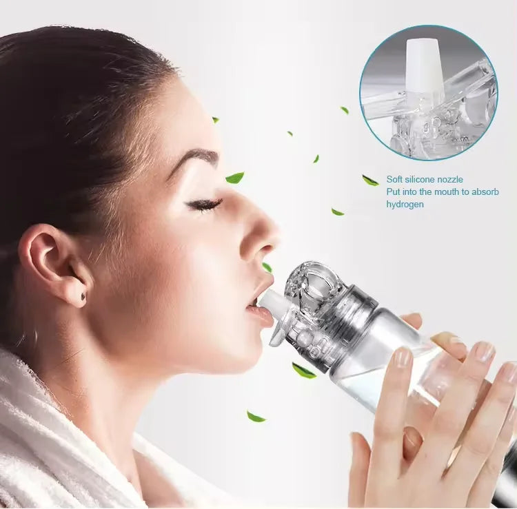 Smart Hydrogen Water Cup 400ml Tritan Mug with Lid & Straw - Hydration Redefined