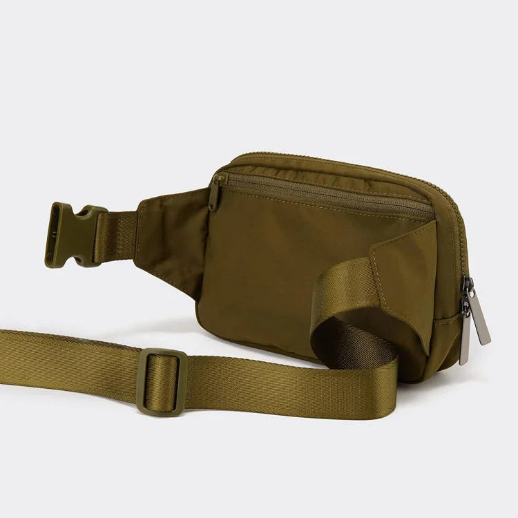 2L Waterproof Outdoor Fanny Pack Unisex Hiking Waist Bag with Zipper