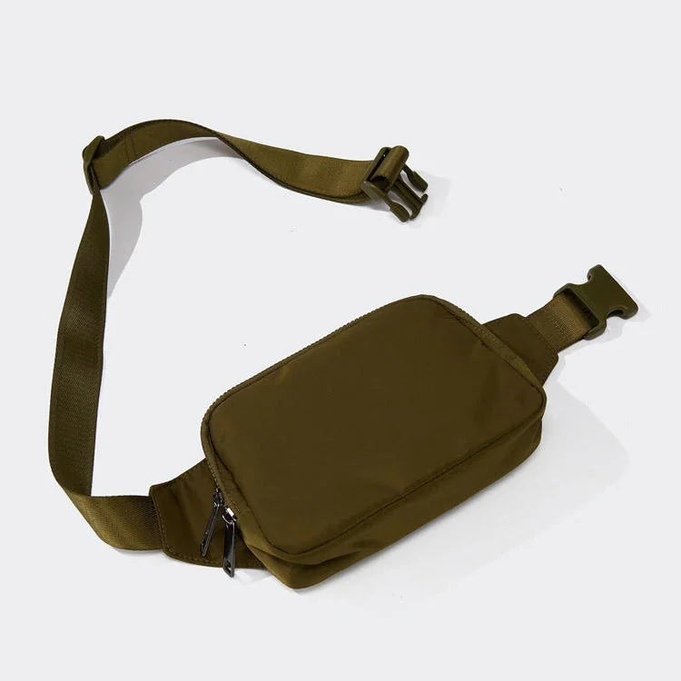 2L Waterproof Outdoor Fanny Pack Unisex Hiking Waist Bag with Zipper