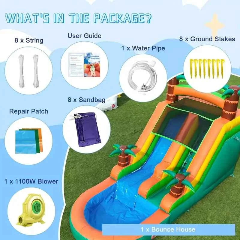 Commercial Inflatable Bouncy Castle – Heavy‑Duty PVC Bounce House with Blower