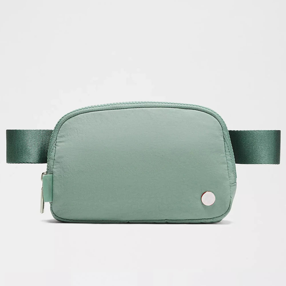 Women Waterproof Nylon Crossbody Running Chest Belt Bag Cute Sport Gym Funny Pack Waist Bag