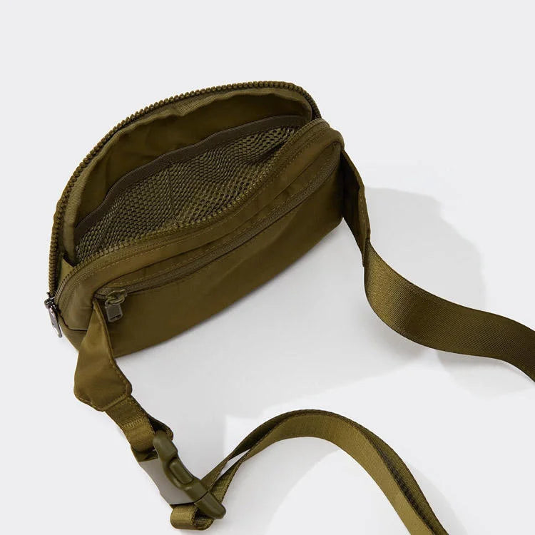 2L Waterproof Outdoor Fanny Pack Unisex Hiking Waist Bag with Zipper