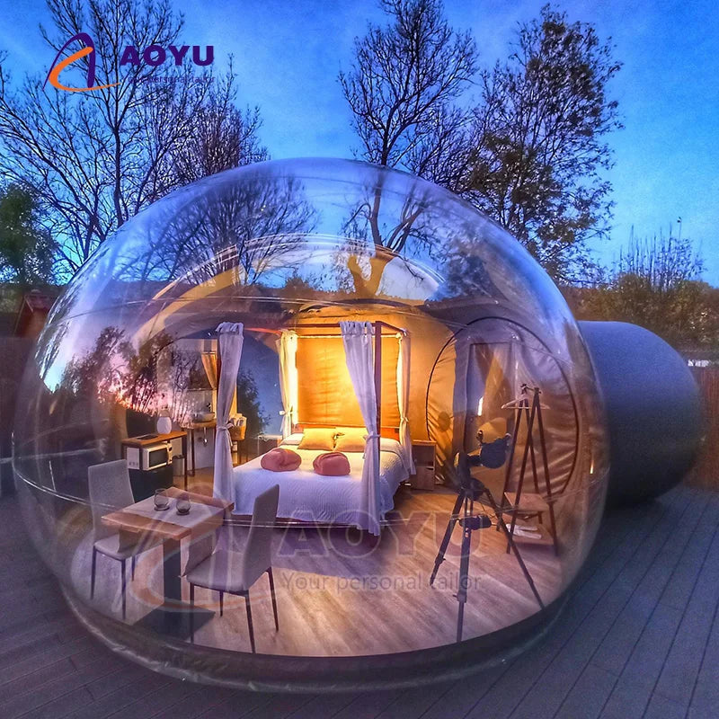 Resort Transparent Bubble Tent Dome – Luxury PVC Outdoor Inflatable House