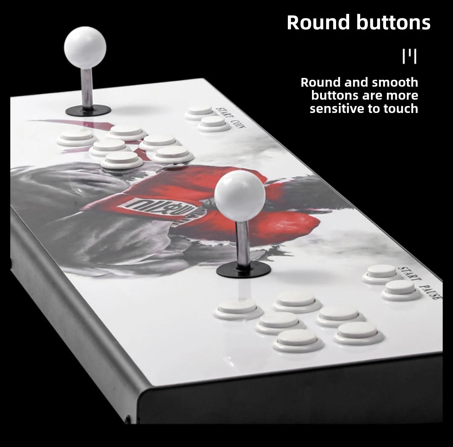Pandor 2025 All-In-One Arcade Machine for Kids - King Fighters Game Console with Double Joystick for Home TV and Coin Operation