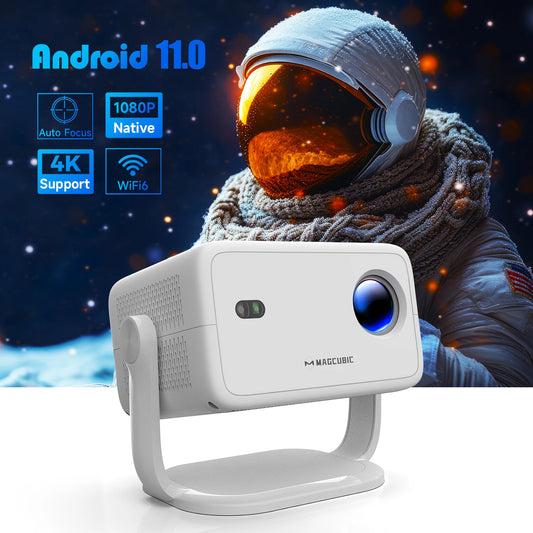 Magcubic L018N Smart Projector - 1080P, Android 13, Auto Keystone, 650 ANSI Brightness