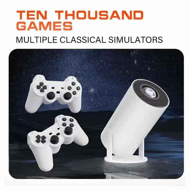M300 Max Gaming Projector - 2-in-1 Joystick, 64GB, WiFi, 1080P, Android 11