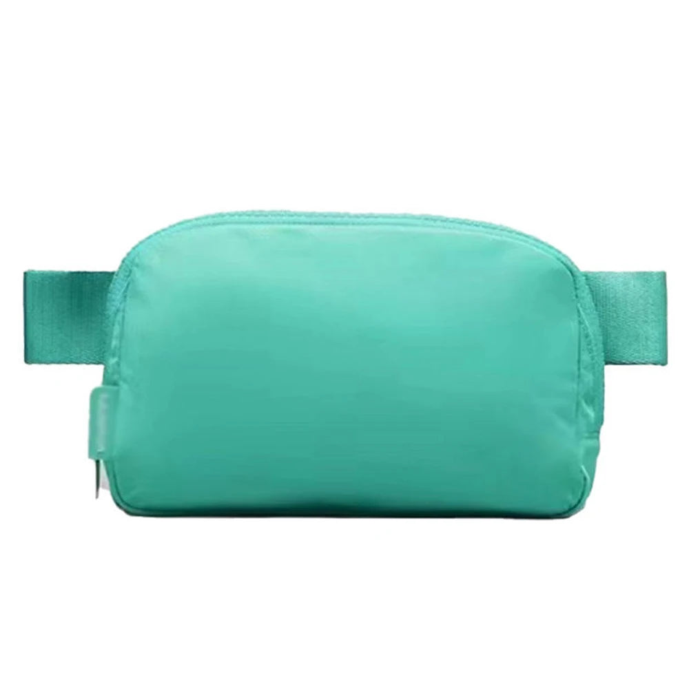 Women Waterproof Nylon Crossbody Running Chest Belt Bag Cute Sport Gym Funny Pack Waist Bag