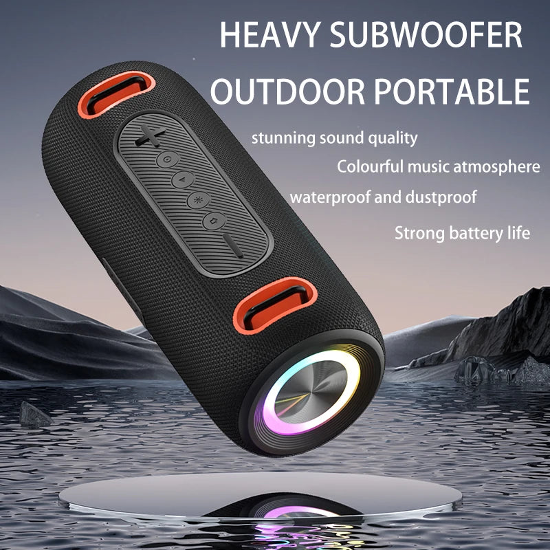 OEM XL09 Portable Wireless Speaker with RGB Lights and Waterproof Design