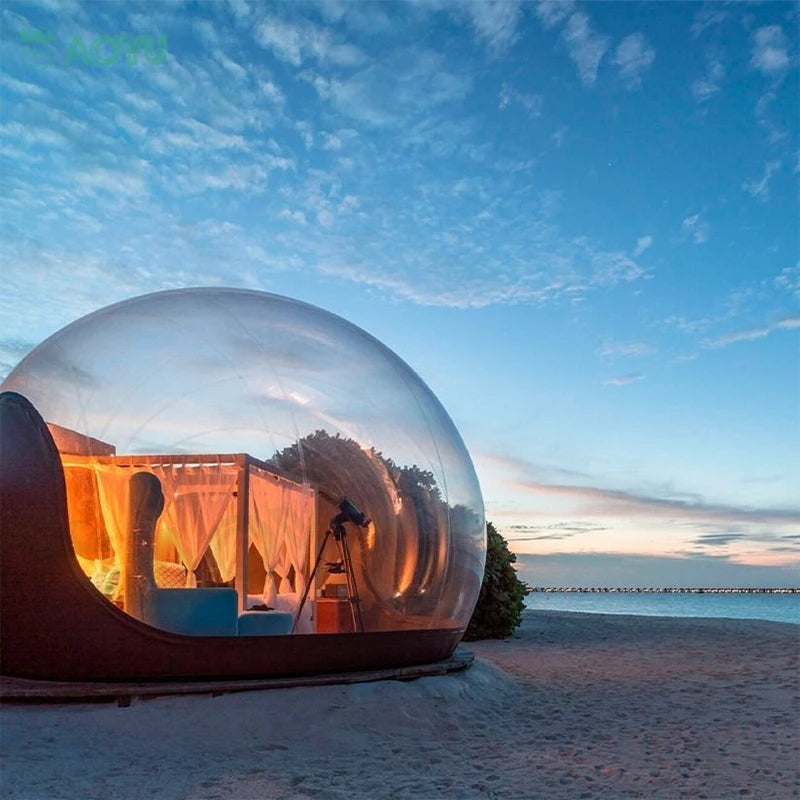 Resort Transparent Bubble Tent Dome – Luxury PVC Outdoor Inflatable House
