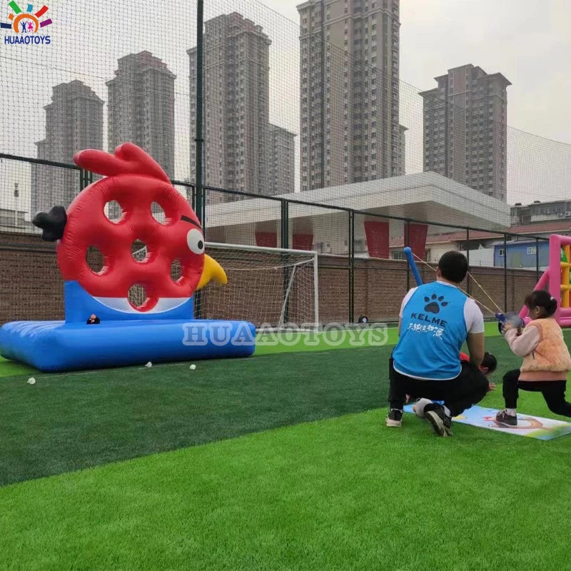 Inflatable Team Building Game 2‑Player PVC Shooting Activity Outdoor