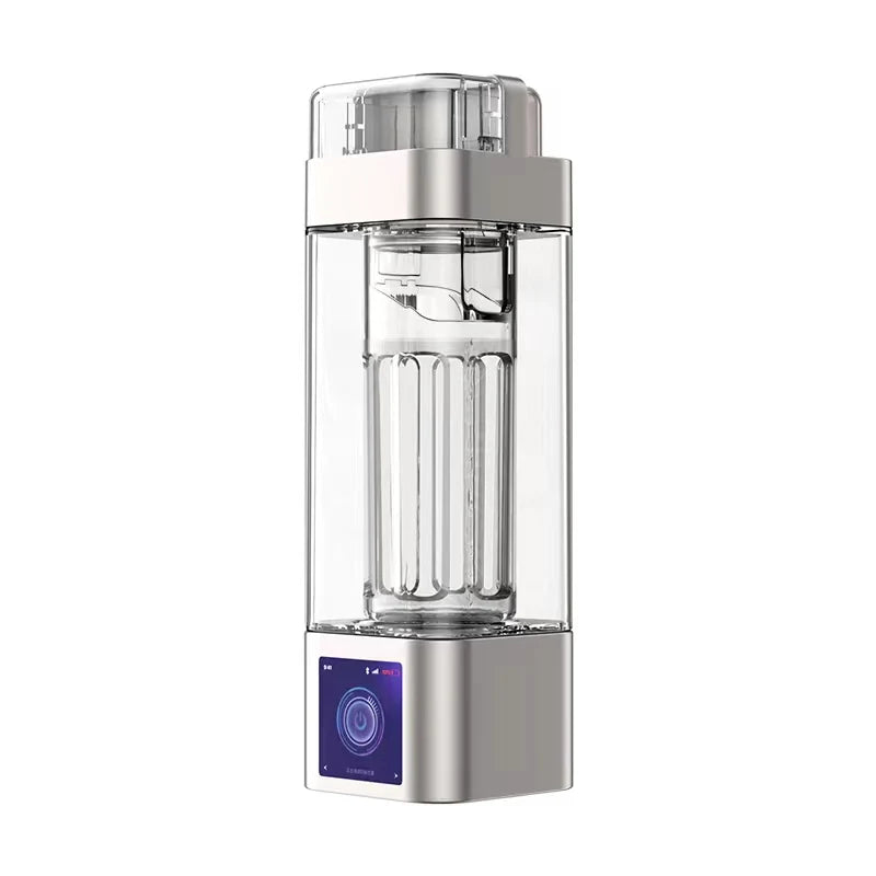 Smart Hydrogen Water Generator Cup – 350ml Aluminum Alloy, Touchscreen