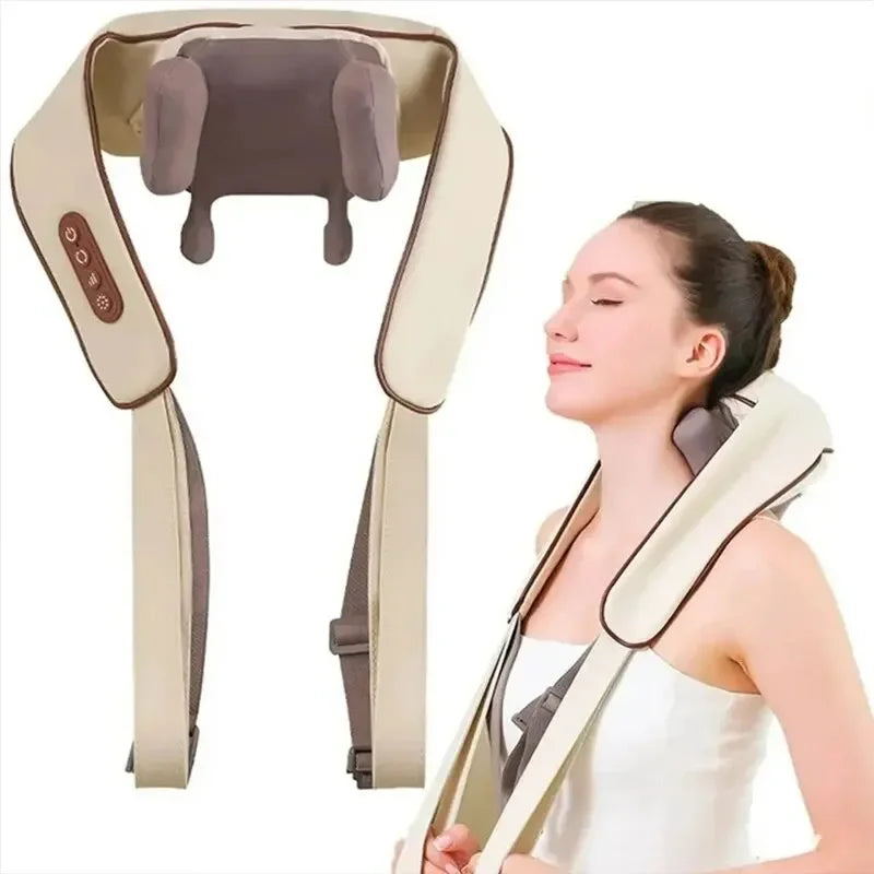 Heated Neck and Shoulder Massager - FZ-666 for Full Body Relief