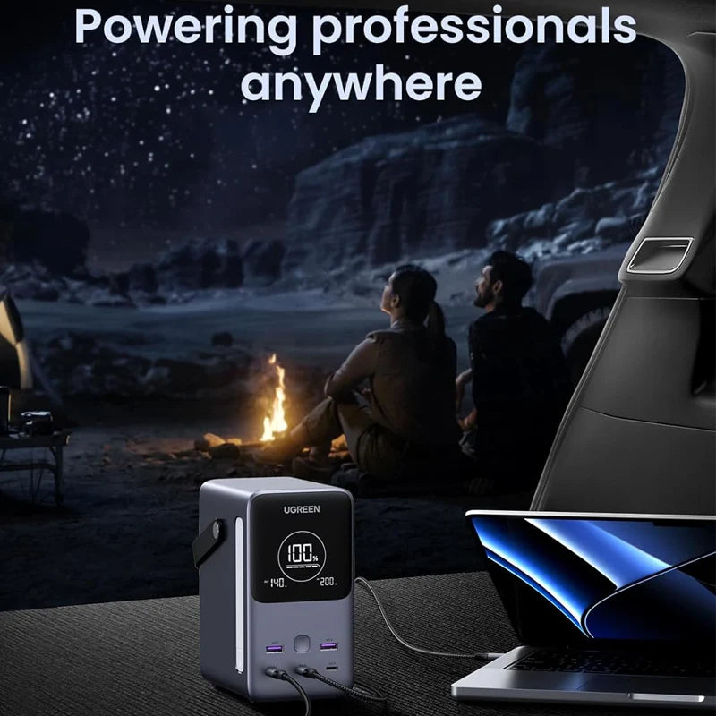 UGREEN 300W Power Bank 48,000mAh Fast Charging Type-C with LED Display and Waterproof Design