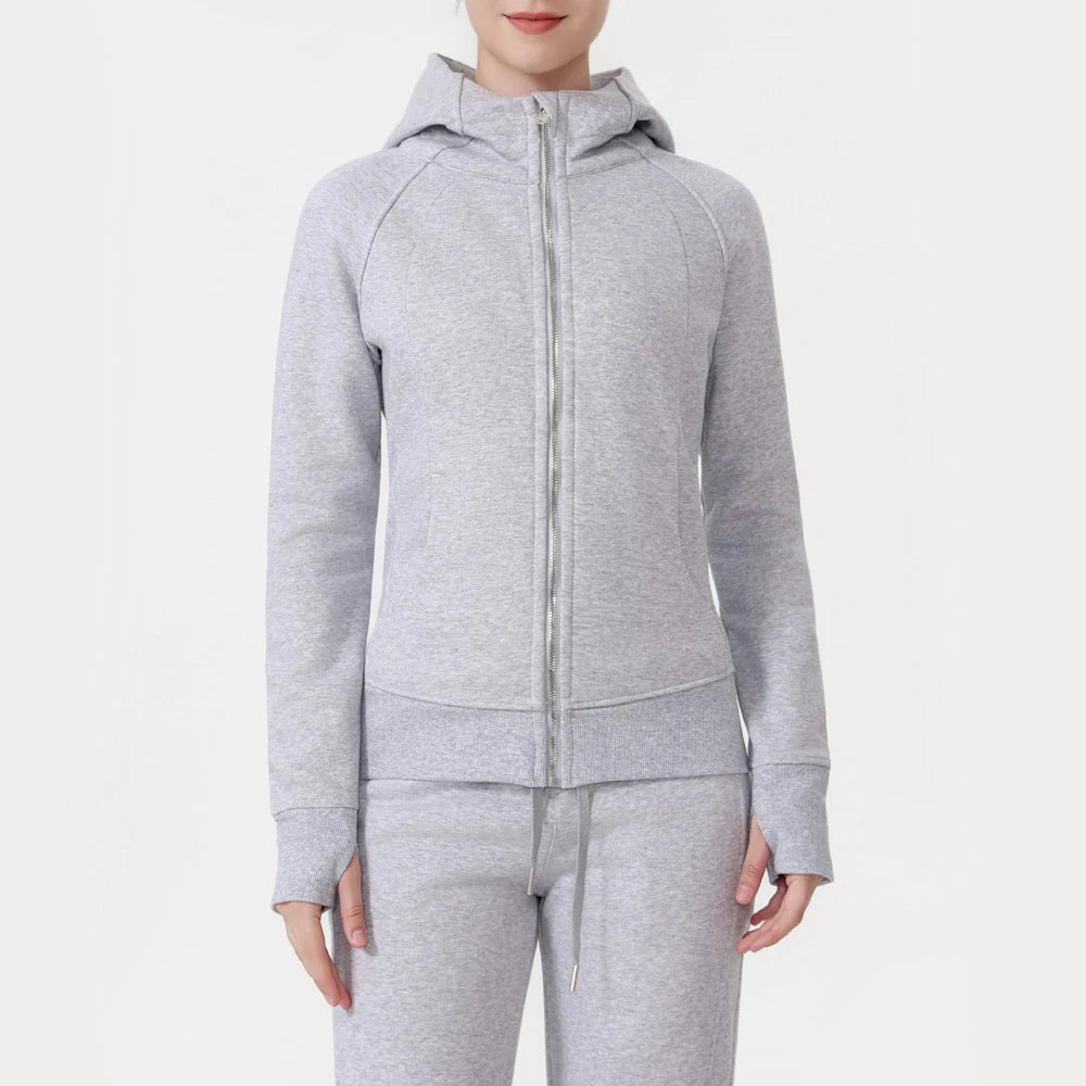 Fashionable High Quality Cotton Warm Oversized Tracksuit Hoodies Unisex for Women Daily Casual Dressing