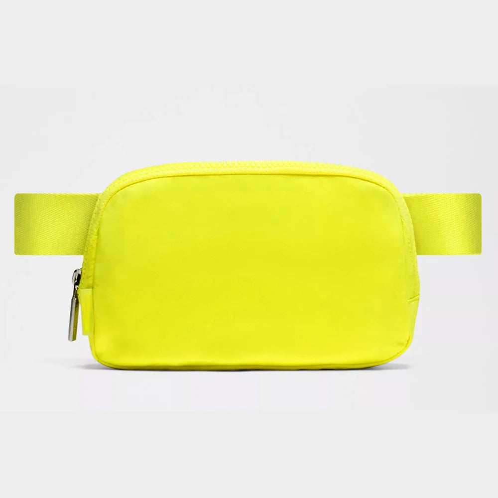Women Waterproof Nylon Crossbody Running Chest Belt Bag Cute Sport Gym Funny Pack Waist Bag