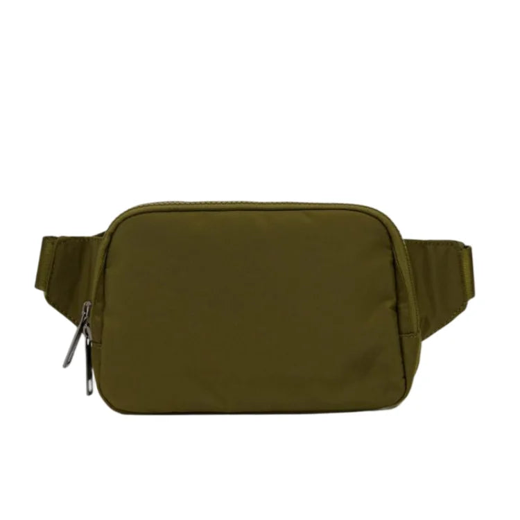 2L Waterproof Outdoor Fanny Pack Unisex Hiking Waist Bag with Zipper