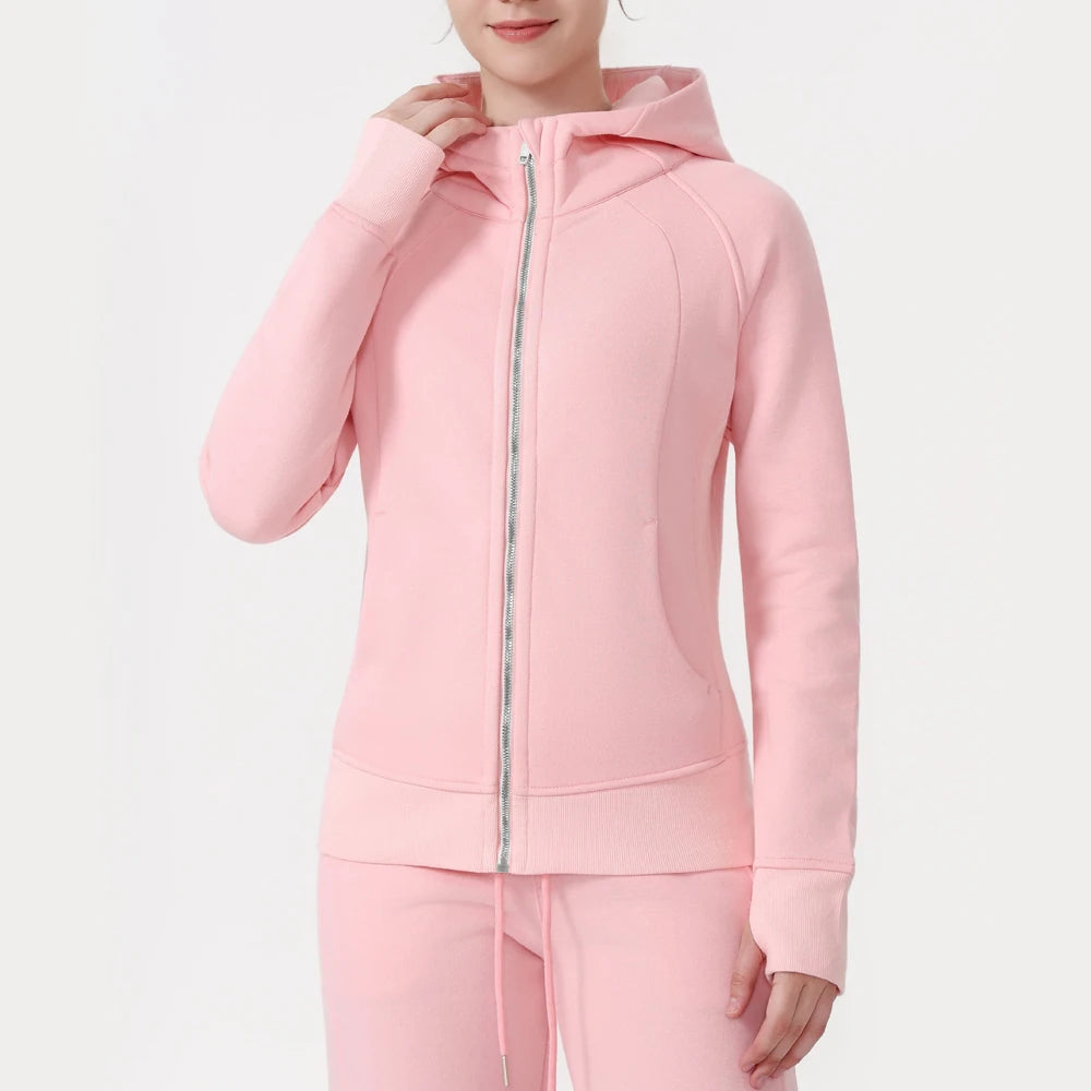 Fashionable High Quality Cotton Warm Oversized Tracksuit Hoodies Unisex for Women Daily Casual Dressing