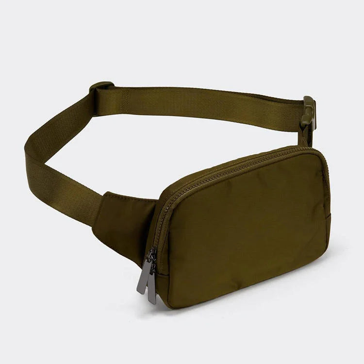 2L Waterproof Outdoor Fanny Pack Unisex Hiking Waist Bag with Zipper