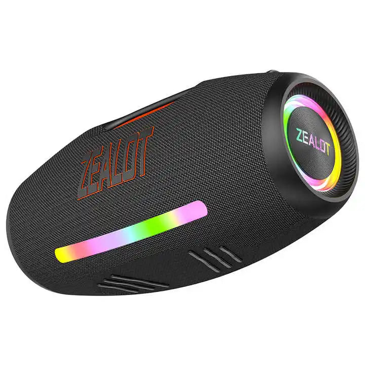 Zealot S89 Bluetooth Speaker Party 250W 48000mAh RGB Lights Waterproof