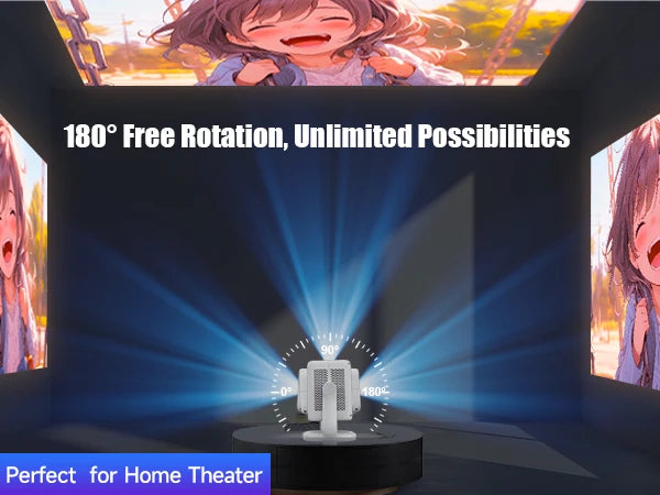Magcubic L018N Smart Projector - 1080P, Android 13, Auto Keystone, 650 ANSI Brightness