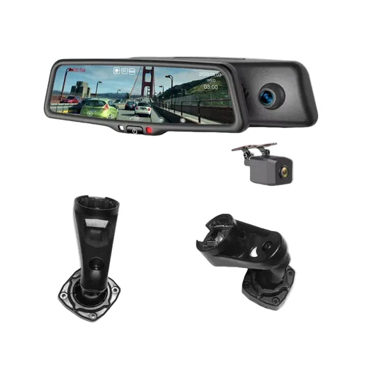 9.66" 1080P Rearview Mirror Dash Cam – WiFi, 24H Parking Mode, Front Camera Recorder
