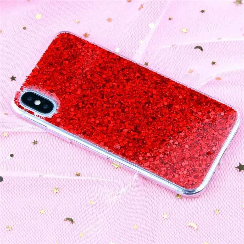 Luxury Glitter Epoxy Phone Case – Crystal Soft Cover for iPhone 11–15 Pro Max